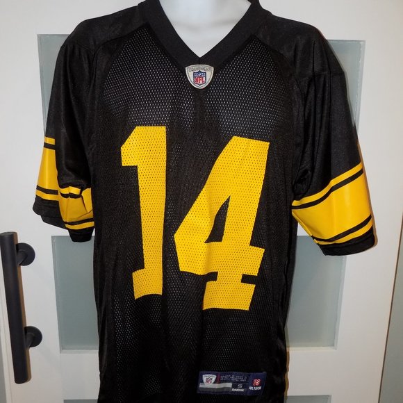 Reebok NFL Equipment Football Black Jersey #14 SWEED Size S Men's - Picture 1 of 3